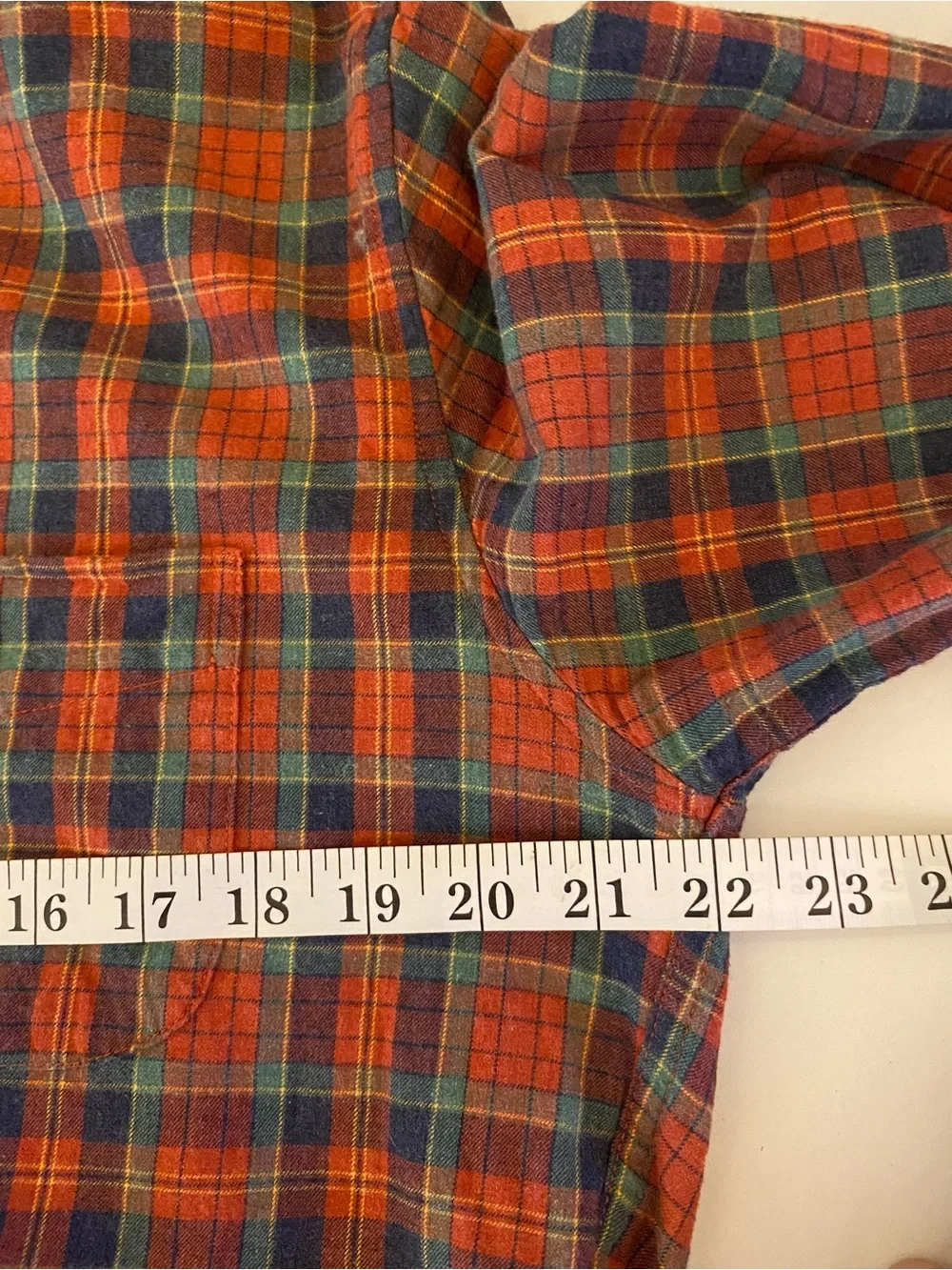 J. Crew Red and Green Plaid Button-Down Brushed Twill Slim Fit Large Shirt